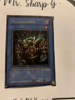 RELINQUISHED - SDP-001 ENGLISH Yu-Gi-Oh! CARD ULTRA RARE HOLO KONAMI TCG OCG - Image 2