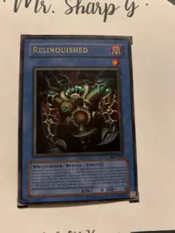 RELINQUISHED - SDP-001 ENGLISH Yu-Gi-Oh! CARD ULTRA RARE HOLO KONAMI TCG OCG - Image 3