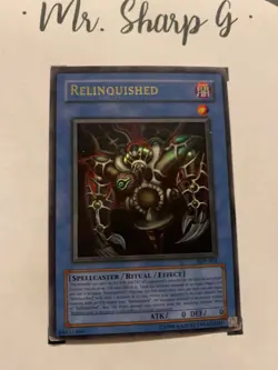 RELINQUISHED - SDP-001 ENGLISH Yu-Gi-Oh! CARD ULTRA RARE HOLO KONAMI TCG OCG - Image 4