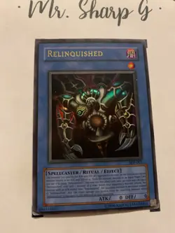 RELINQUISHED - SDP-001 ENGLISH Yu-Gi-Oh! CARD ULTRA RARE HOLO KONAMI TCG OCG - Image 5