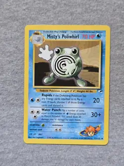 Misty’s Poliwhirl 53/132 Gym Heroes Pokemon Card - Image 1