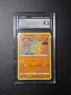 Pokemon TCG: Hitmonlee 011/034 Trading Card Game Classic Holo CGC 9.5 - Image 1
