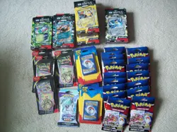 Pokemon Lot Of 34 Card Game Battle Decks And Packs NEW SEALED - Image 2