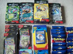 Pokemon Lot Of 34 Card Game Battle Decks And Packs NEW SEALED - Image 4