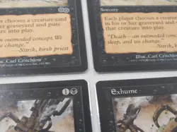 Exhume Urza's Saga Magic the Gathering TCG Trading Card Mtg - Image 2