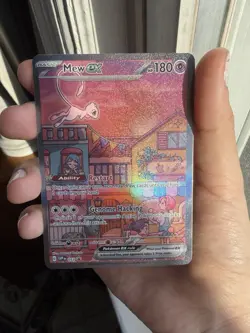 Pokemon Mew ex 053 SVP Black Star Promo Full Art Holo 180HP English TCG Card - Image 1