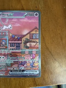 Pokemon Mew ex 053 SVP Black Star Promo Full Art Holo 180HP English TCG Card - Image 4