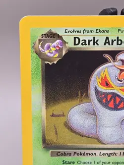 Dark Arbok 2/82 Holo Rare Pokemon Card Team Rocket Near Mint! - Image 2