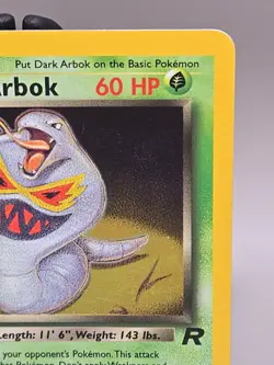 Dark Arbok 2/82 Holo Rare Pokemon Card Team Rocket Near Mint! - Image 3