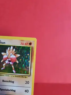 Pokemon Karte/card - Nockchan Hitmonchan 7/102 - Base Set - Holo - Very Good+ - Image 3