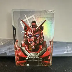 Gundam War TCG Resource R013 Holo Card Bandai Card Stock R.Kawasaki - Image 1