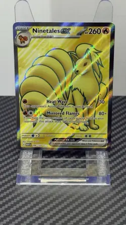 Pokemon Ninetales EX Ultra Rare Holo Scarlet & Violet 151 186/165 260 HP Card - Image 2