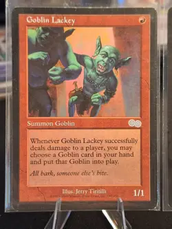 Urza's Saga Goblin Lackey 4x Lot, Full Playset, Best Goblin EverU - Image 2