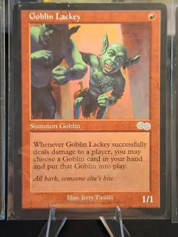 Urza's Saga Goblin Lackey 4x Lot, Full Playset, Best Goblin EverU - Image 4