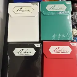 MTG: QUIVER Boxes Set of 5 Colors 3 New & 2 Used 50+ Spindown Dice Life Counter - Image 2