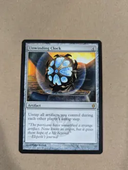 Unwinding Clock - MTG - New Phyrexia - LP - Image 1