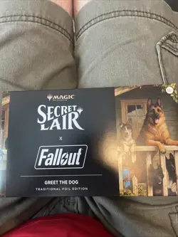 Secret Lair x Fallout: Greet The Dog - Foil Edition Sealed In Hand - Image 1