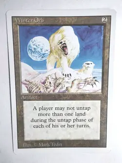 Winter Orb Revised English 1994 Rare MTG LP - Image 1