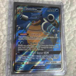 2019 Pokemon Blastoise GX SM189 Sm Holo Black Star Promo NM - Image 1