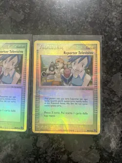 2x Lot Pokemon ITALIAN TV Reporter EX Dragon Reverse Holo #88 - Image 3