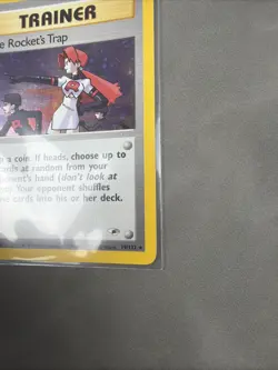 Pokemon TCG The Rocket's Trap Holo Rare Gym Heroes Unlimited 19/132 LpU MpU - Image 4