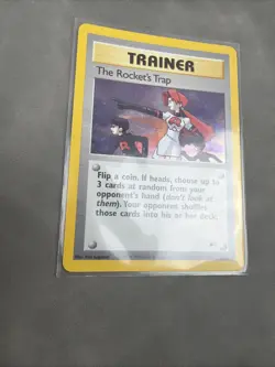 Pokemon TCG The Rocket's Trap Holo Rare Gym Heroes Unlimited 19/132 LpU MpU - Image 5