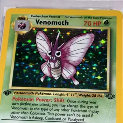 Pokemon PSA 9 1st Edition Venomoth #13 Jungle Holo - Image 3