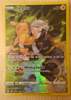 Pokemon TCG: Lost Origin TG05/TG30 -PIKACHU- Trainor Gallery Holo Rare - Image 1