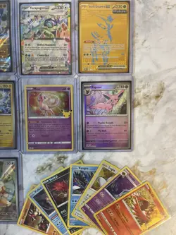 (92) Card Lot - Pokemon TCG - Pikachu Eevee Jolteon Glaceon Lucario Holo🔥🔥🔥 - Image 2