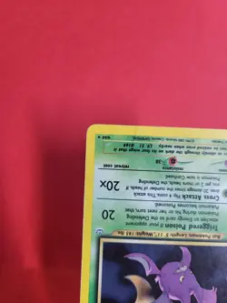 Pokemon Karte Iksbat Crobat 4/64 Neo Revelation Holo 1. Edition - Light Played - Image 4