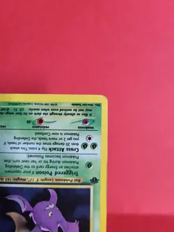 Pokemon Karte Iksbat Crobat 4/64 Neo Revelation Holo 1. Edition - Light Played - Image 5