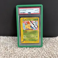2002 Pokemon Expedition Butterfree 38/165 PSA 10 Gem Mint - Image 1