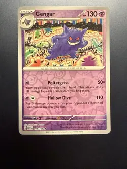 Gengar 094/165 - Scarlet & Violet 151 Reverse Holo - Pokemon TCG - NM - Image 1