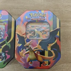 Mega Charizard X and Y Tins Sealed 2026 Set of 2 Pokemon TCG Phantasmal Flames - Image 4