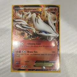 Pokemon Reshiram EX Ultra Rare Holo Legendary Treasures 29/113 180 HP - Image 1