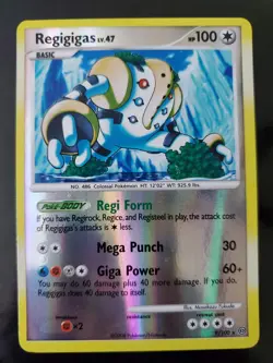 Regigigas 9/100 Reverse Holo Pokemon TCG Diamond Pearl Stormfront Near Mint NM - Image 1