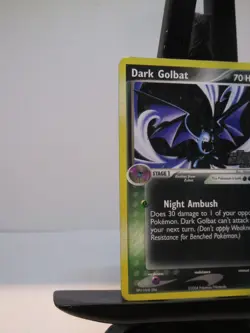 2004 Pokemon Dark Golbat Reverse Holo Stamped EX Team Rocket Returns 34/109 - Image 2