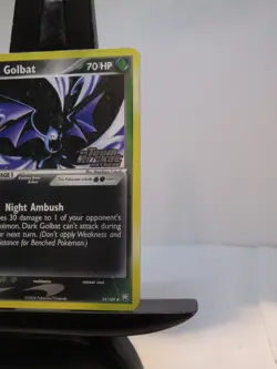 2004 Pokemon Dark Golbat Reverse Holo Stamped EX Team Rocket Returns 34/109 - Image 3