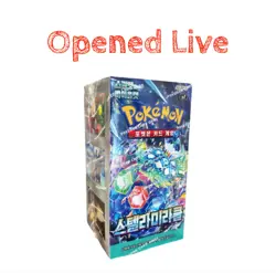 [Opened Live] Korean Pokemon Stellar Miracle Booster Box [Korean] - Image 1