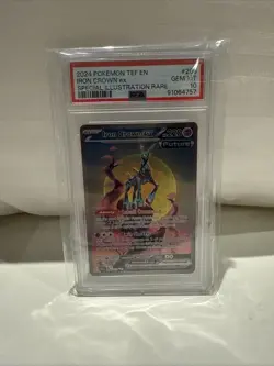 Pokemon TCG Iron Crown EX 206/162 PSA 10 Temporary Forces - Image 1