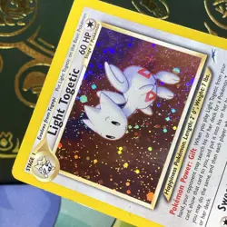 Pokemon TCG Light Togetic 15/105 Neo Destiny Holo Rare LP - Image 3