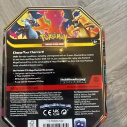 Pokemon Tcg Mega Evolution Ascended Heroes Mega Charizard Y EX Tin New Sealed - Image 3