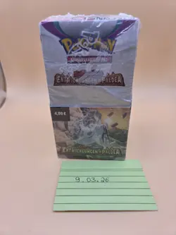 Pokemon Karmesin & Purpur Entwicklungen in Paldea Booster Display Neu OVP - Image 1