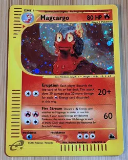 Magcargo # H16/H32 Rare Holo Skyridge 2003 Pokemon Englisch Near Mint Vintage - Image 1