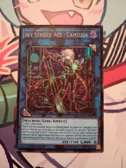 SKY STRIKER ACE - CAMELLIA SECRET RARE L26D-ENS31 NEAR MINT YUGIOH - Image 1