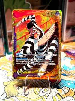 One Piece TCG Mr.2 Bon Kurei (Bentham) EB01-061 SEC PRB02 Secret Rare English - Image 1
