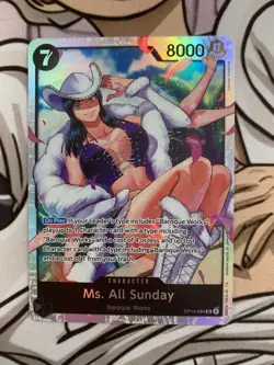 ONE PIECE TCG Ms. All Sunday SR OP14-084 The Azure Sea's Seven English NM - Image 1