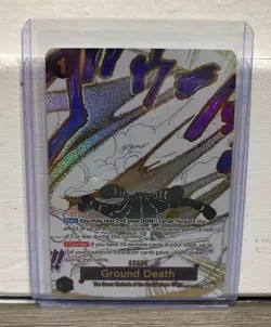 Ground Death (Alternate Art) OP14-096 The Azure Sea's Seven Foil One Piece NM - Image 1