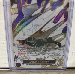 Ground Death (Alternate Art) OP14-096 The Azure Sea's Seven Foil One Piece NM - Image 3
