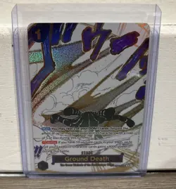 Ground Death (Alternate Art) OP14-096 The Azure Sea's Seven Foil One Piece NM - Image 4